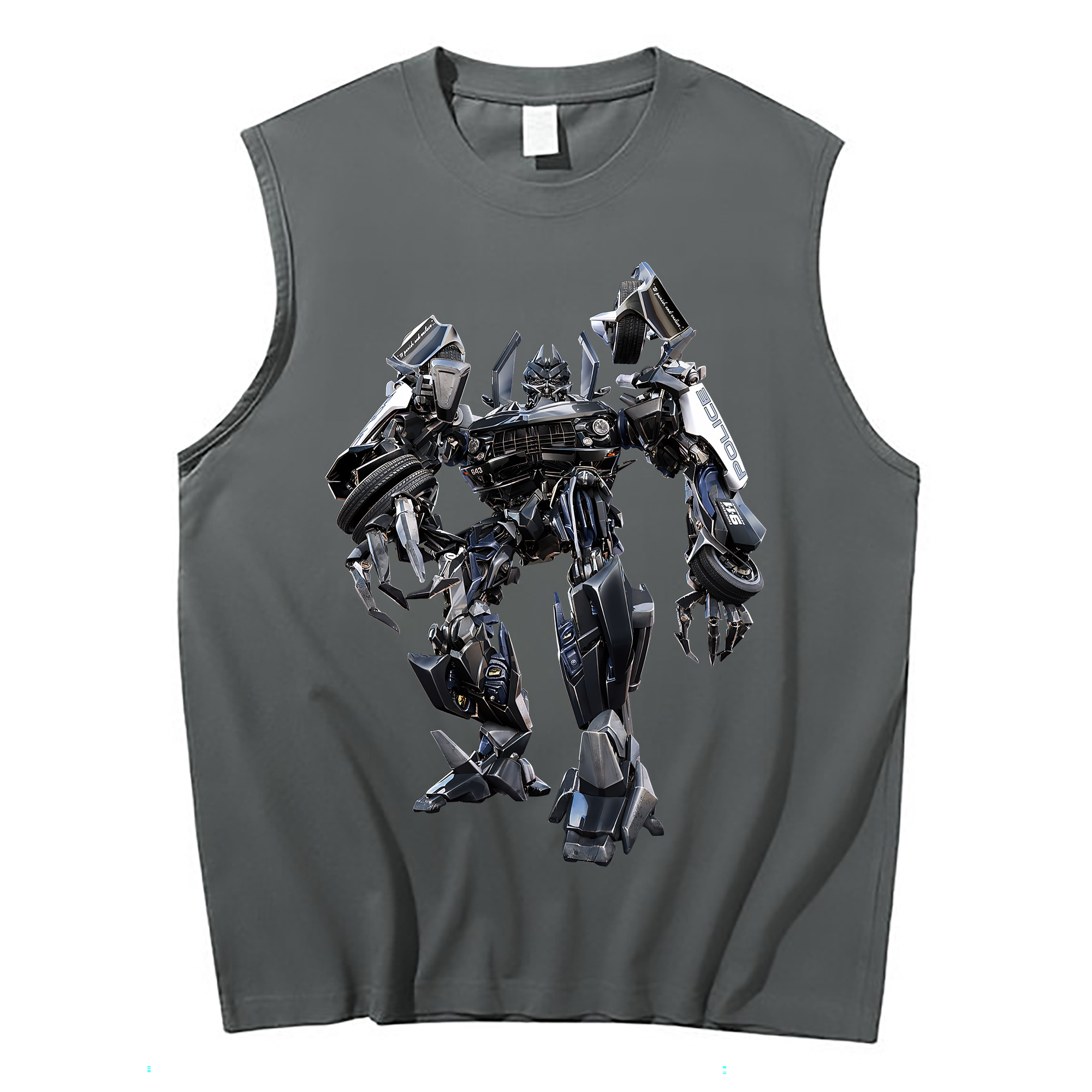 （画像用） Transformers トランスフォーマー コットン100％タンクトップ（フロントプリント）